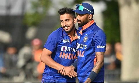 உம்ரான் மாலிக் - ஹர்த்திக் பாண்ட்யா&nbsp;