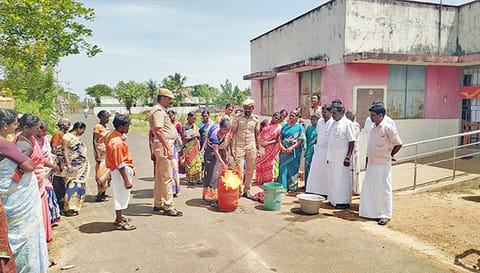 பேரிடர் மேலாண்மை பயிற்சி முகாம் நடந்தது.