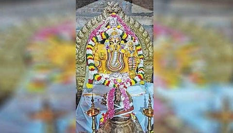 வல்லப விநாயகர் ஆலயத்தில் உள்ள  விநாயகர் சிறப்பு அலங்காரத்தில் அருள்பாலித்தார்.