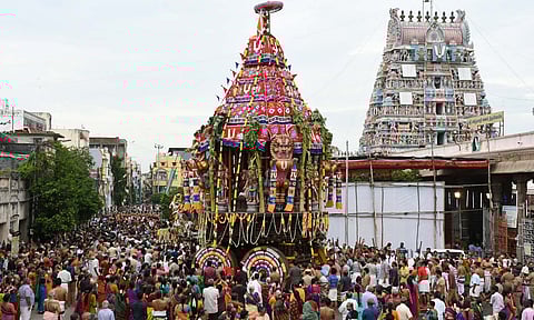 திருவல்லிக்கேணி பார்த்தசாரதி கோவிலில் இன்று தேரோட்டம்