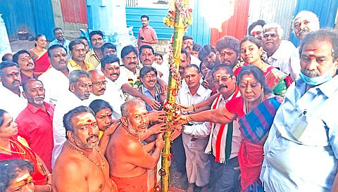 சேலம் கோட்டை மாரியம்மன் கோவில் ஆடித்திருவிழா ஏற்பாடுகள் தீவிரம்