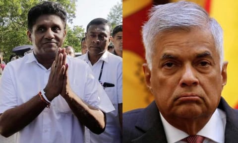 சஜித் பிரேமதாச&nbsp; &nbsp; &nbsp; ரணில் விக்ரமசிங்கே