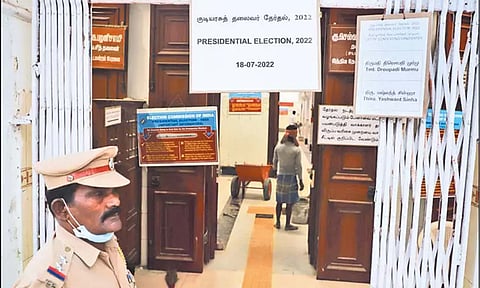 இன்று ஜனாதிபதி தேர்தல் வாக்குப்பதிவு: சென்னை தலைமைச் செயலகத்தில் சிறப்பு ஏற்பாடுகள்