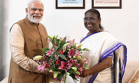 திரவுபதி முர்முவுக்கு வாழ்த்து தெரிவித்த பிரதமர் மோடி