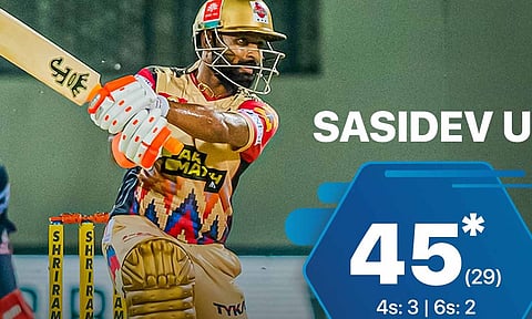 சாய் கிஷோர், சசிதேவ் அசத்தல் - திருப்பூரை வீழ்த்தி அபார வெற்றி பெற்றது சேப்பாக் அணி