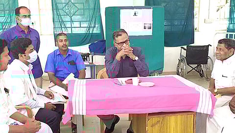 திட்ட அலுவலர் மருதுதுரை ஆய்வு செய்தார்.