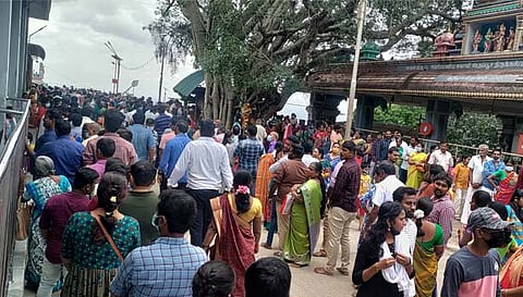 ஆடிக்கிருத்திகை விழா-மருதமலை முருகன் கோவிலில் குவிந்த பக்தர்கள் கூட்டம்