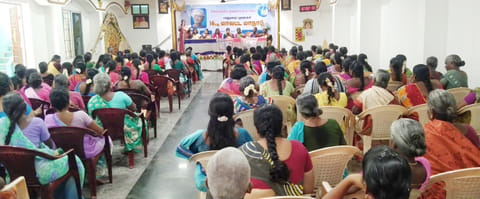சோழவந்தானில் ஜனநாயக மாதர் சங்க மாவட்ட மாநாடு