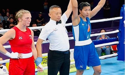 வெற்றி பெற்ற லவ்லினா