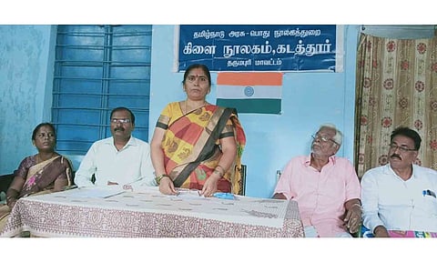 கடத்தூர் கிளை நூலகத்தில் நூலகர் தின விழா