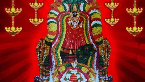 பெண் பக்தர்கள் கஞ்சி கலயம் எடுத்து ஊர்வலம்