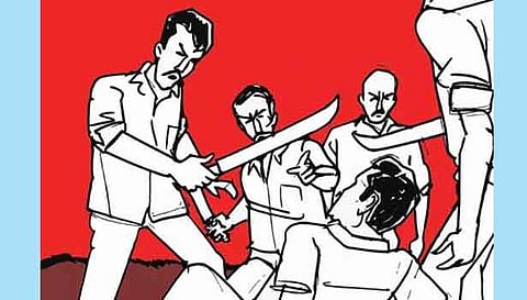 இளம்பெண் உள்பட 3 பேருக்கு அரிவாள் வெட்டு