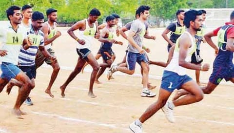 போலீஸ் சப்-இன்ஸ்பெக்டர் பணிக்கான உடல் தகுதித் தேர்வு