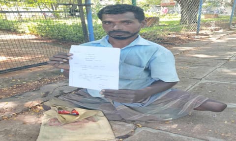 மாற்றுத்திறனாளி -கருப்பன்.