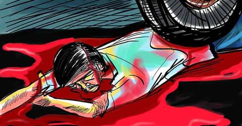 விழுப்புரத்தில் பஸ் மோதி வாலிபர் பலி