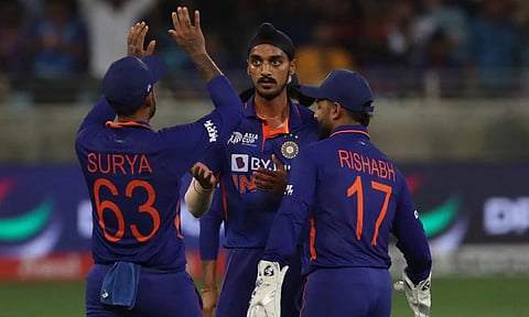 விக்கெட் வீழ்த்திய அர்ஷ்தீப் சிங்