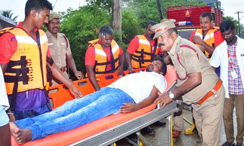 மீட்பு பணிகளுக்கான ஒத்திகை