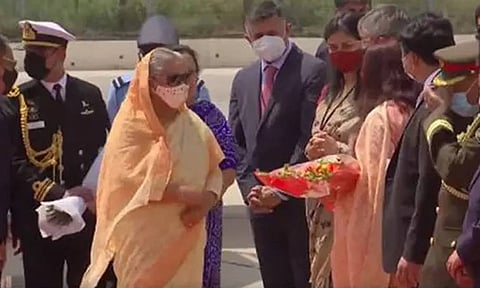 இந்தியா வந்துள்ள பிரதமர் ஷேக் ஹசீனா
