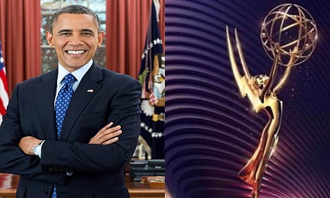 அமெரிக்கா முன்னாள் ஜனாதிபதி ஒபாமாவுக்கு சிறந்த தொகுப்பாளருக்கான 'எம்மி' விருது
