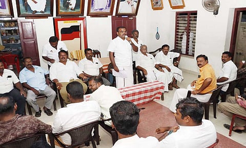 காவல்கிணறில் தமிழக முதல்-அமைச்சருக்கு சிறப்பான வரவேற்பு
