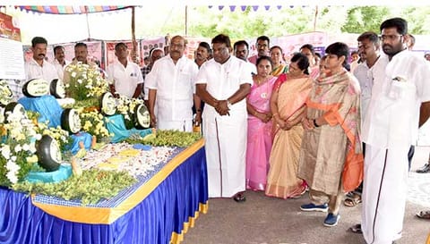 தேசிய ஊட்டச்சத்து மாத உணவு பொருள் கண்காட்சி