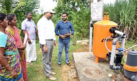 வளர்ச்சி திட்டப் பணிகள் கலெக்டர் கிருஷ்ணனுண்ணி ஆய்வு