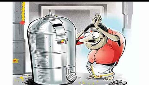 நெல்லை சந்திப்பில் கோவில் உண்டியலை தூக்கி சென்ற மர்ம நபர்கள்