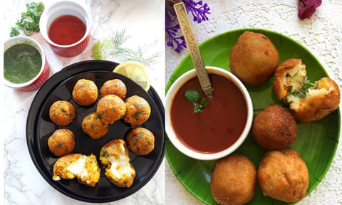 சூப்பரான ஸ்நாக்ஸ் சீஸ் பிரெட் போண்டா