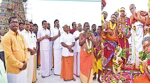 அத்தனூர் அம்மன் கோவில் கும்பாபிேஷக விழா இன்று நடந்தது. இதில் அமைச்சர்கள் செந்தில்பாலாஜி, மதிவேந்தன் மற்றும் பலர் கலந்து கொண்டனர்.