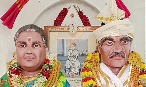 மதுரையில் தாய்-தந்தைக்கு கோவில் கட்டி வழிபடும் ஓய்வுபெற்ற போலீஸ் அதிகாரி