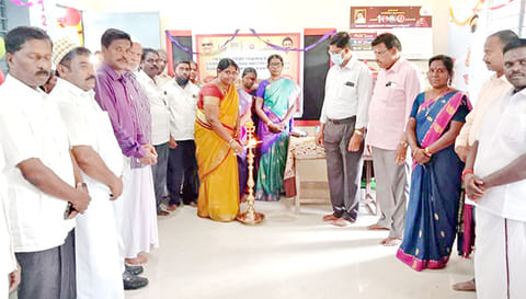 புதிய அங்கன்வாடி கட்டிடம் திறக்கப்பட்டது.