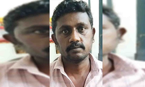 கைதான மாரியப்பன்.