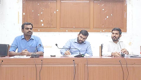 ஆய்வு கூட்டம் கலெக்டர் அருண்தம்புராஜ் தலைமையில் நடந்தது.