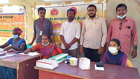 முகாம் நடைபெற்ற போது எடுத்த படம்