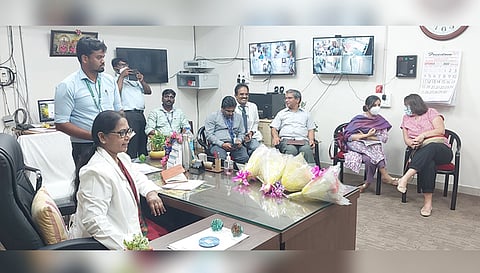 சேலம் அரசு ஆஸ்பத்திரியில்  உலக வங்கி குழுவினர் ஆய்வு