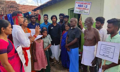 விழிப்புணர்வு நடைபெற்ற காட்சி.&nbsp;