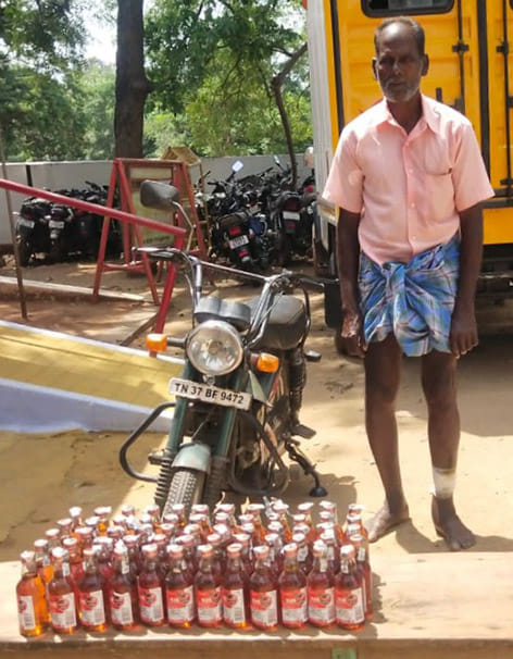 மது விற்றவர் கைது