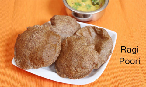 சத்து நிறைந்த கேழ்வரகு பூரி