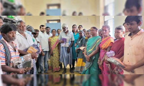 திருப்பூர் செல்லாண்டியம்மன் துறை அருகே உள்ள சாலையில் மாநகராட்சி சார்பில் மழை நீரை அப்புறப்படுத்தும் பணி நடைபெற்றதை படத்தில் காணலாம்.&nbsp;