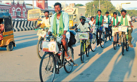 தமிழ்நாடு பனையேறிகள் பாதுகாப்பு இயக்கத்தினர்