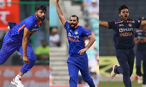 &nbsp;முகமது சிராஜ், முகமது ஷமி, ஷர்துல் தாக்குர்&nbsp;