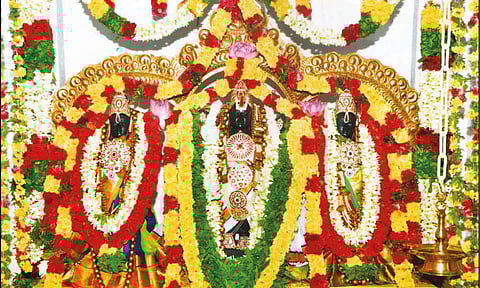 ஆனைமலை அருகே பெருமாள் கோவிலில் சிறப்பு சிறப்பு வழிபாடு