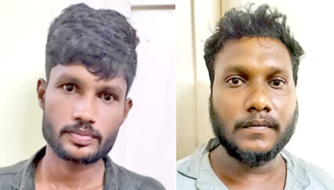 கைது செய்யப்பட்டவர்கள்.