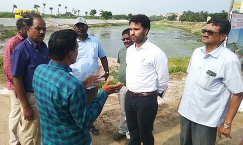 ஆய்வு செய்த மத்திய குழுவினர்