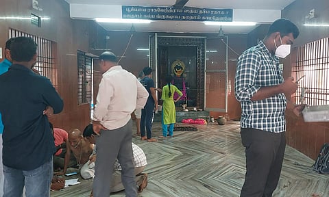 திருவள்ளூர் மையப்பகுதியில் 5 கிலோ ஐம்பொன் சிலை, 30 கிலோ வெள்ளி கொள்ளை