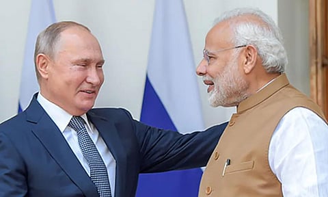 இந்தியாவின் தேச பக்தர் பிரதமர் மோடி-  ரஷிய அதிபர் புதின் பாராட்டு