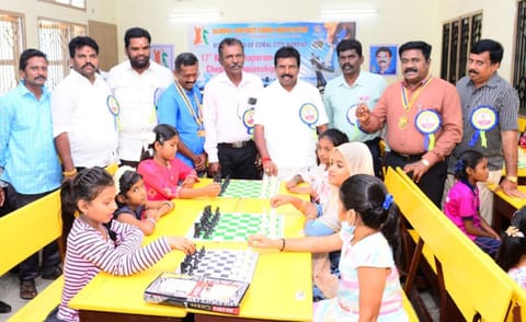 மாநில செஸ் போட்டிக்கான தகுதி தேர்வு போட்டி