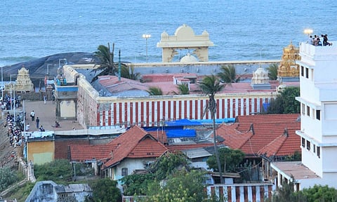 கன்னியாகுமரி பகவதி அம்மன் கோவிலில் இன்று மாலை நடை அடைப்பு