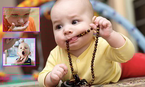 குழந்தை எதையோ விழுங்கிவிட்டது என்பதை அறிந்துகொள்வது எப்படி? முதலுதவி என்ன?