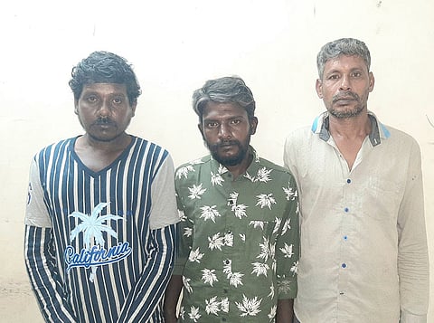 பெண் கொலையில் கைதான 3 பேர் சிறையில் அடைப்பு